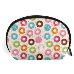 Donuts Love Accessory Pouch (large) by designsbymallika