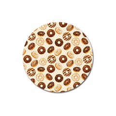 Chocolate Donut Love Magnet 3  (round) by designsbymallika