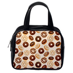 Chocolate Donut Love Classic Handbag (one Side) by designsbymallika