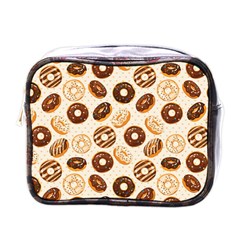 Chocolate Donut Love Mini Toiletries Bag (one Side) by designsbymallika