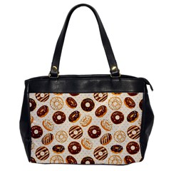 Chocolate Donut Love Oversize Office Handbag by designsbymallika