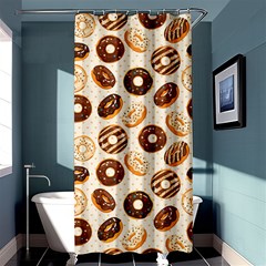 Chocolate Donut Love Shower Curtain 36  X 72  (stall)  by designsbymallika