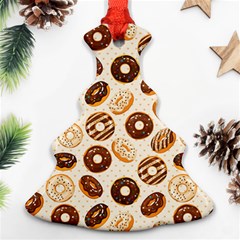 Chocolate Donut Love Ornament (christmas Tree)  by designsbymallika