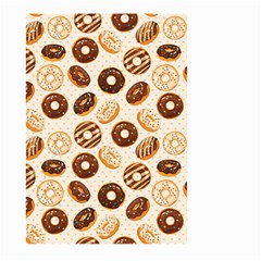 Chocolate Donut Love Large Garden Flag (two Sides) by designsbymallika