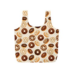 Chocolate Donut Love Full Print Recycle Bag (s) by designsbymallika