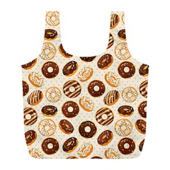 Chocolate Donut Love Full Print Recycle Bag (l) by designsbymallika