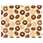 Chocolate Donut Love Double Sided Flano Blanket (Medium)  60 x50  Blanket Back