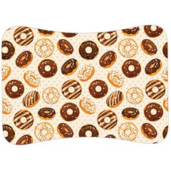 Chocolate Donut Love Velour Seat Head Rest Cushion by designsbymallika