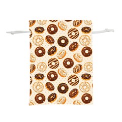 Chocolate Donut Love Lightweight Drawstring Pouch (l) by designsbymallika