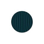 Teal Stripes Golf Ball Marker (10 pack) Front