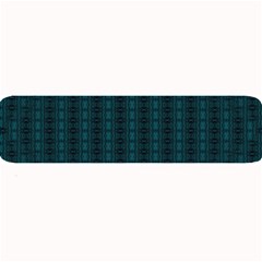 Teal Stripes Large Bar Mats