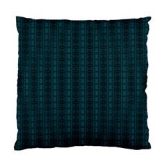 Teal Stripes Standard Cushion Case (one Side)