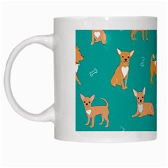 Cute Chihuahua Dogs White Mugs by SychEva