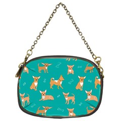 Cute Chihuahua Dogs Chain Purse (two Sides) by SychEva