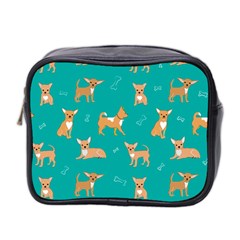 Cute Chihuahua Dogs Mini Toiletries Bag (two Sides) by SychEva