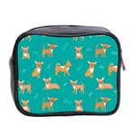 Cute Chihuahua Dogs Mini Toiletries Bag (Two Sides) Back