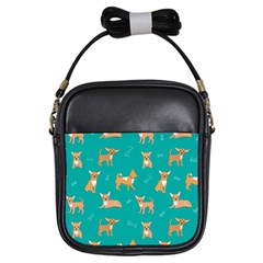 Cute Chihuahua Dogs Girls Sling Bag by SychEva