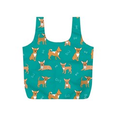 Cute Chihuahua Dogs Full Print Recycle Bag (s) by SychEva