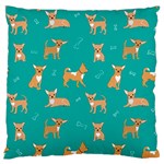 Cute Chihuahua Dogs Standard Flano Cushion Case (Two Sides) Back