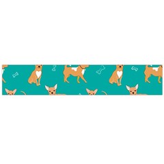 Cute Chihuahua Dogs Large Flano Scarf  by SychEva