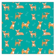 Cute Chihuahua Dogs Large Satin Scarf (square) by SychEva