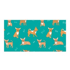 Cute Chihuahua Dogs Satin Wrap by SychEva