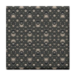 Modern Geometric Ornate Pattern Design Tile Coaster