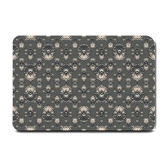 Modern Geometric Ornate Pattern Design Small Doormat  by dflcprintsclothing