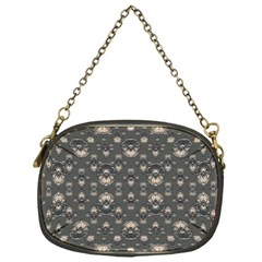 Modern Geometric Ornate Pattern Design Chain Purse (one Side)