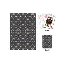 Modern Geometric Ornate Pattern Design Playing Cards Single Design (mini) by dflcprintsclothing