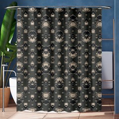 Modern Geometric Ornate Pattern Design Shower Curtain 60  X 72  (medium) 