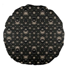 Modern Geometric Ornate Pattern Design Large 18  Premium Round Cushions by dflcprintsclothing