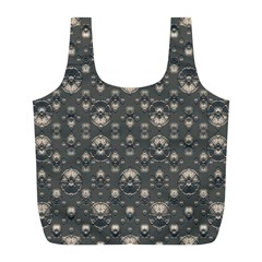 Modern Geometric Ornate Pattern Design Full Print Recycle Bag (l) by dflcprintsclothing