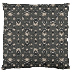 Modern Geometric Ornate Pattern Design Large Flano Cushion Case (one Side) by dflcprintsclothing