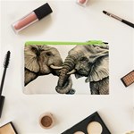 Two Elephants  Cosmetic Bag (XS) Back