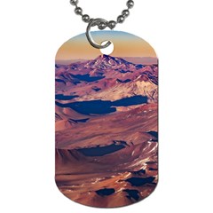 Atacama Desert Aerial View Dog Tag (one Side)