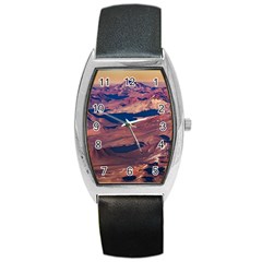 Atacama Desert Aerial View Barrel Style Metal Watch by dflcprintsclothing