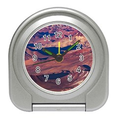 Atacama Desert Aerial View Travel Alarm Clock by dflcprintsclothing