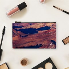 Atacama Desert Aerial View Cosmetic Bag (small) by dflcprintsclothing