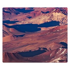 Atacama Desert Aerial View Double Sided Flano Blanket (small)  by dflcprintsclothing