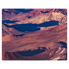 Atacama Desert Aerial View Double Sided Flano Blanket (medium)  by dflcprintsclothing