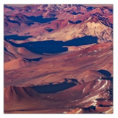 Atacama Desert Aerial View Large Satin Scarf (square) by dflcprintsclothing