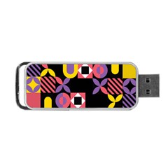 Summer Mosaic Print Portable Usb Flash (two Sides) by designsbymallika