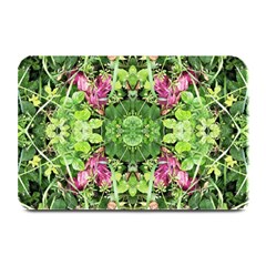 Emerald Patterns Plate Mats by kaleidomarblingart