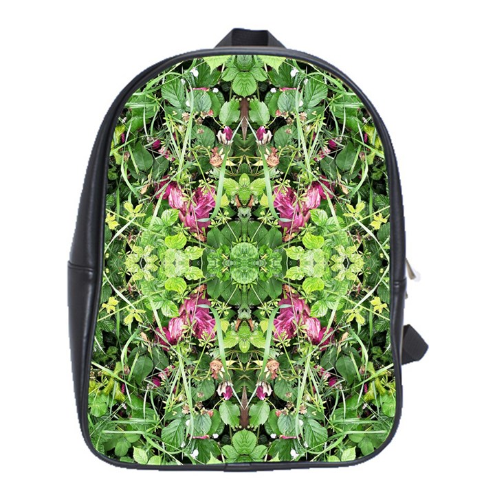 Emerald patterns School Bag (Large)