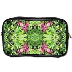 Emerald Patterns Toiletries Bag (one Side) by kaleidomarblingart