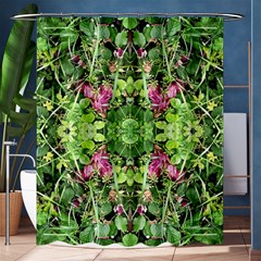 Emerald Patterns Shower Curtain 60  X 72  (medium)  by kaleidomarblingart