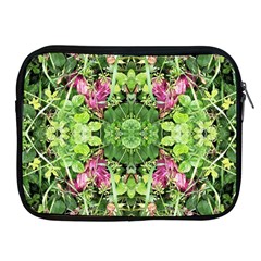 Emerald Patterns Apple Ipad 2/3/4 Zipper Cases by kaleidomarblingart