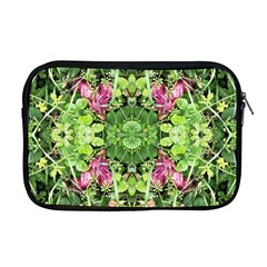 Emerald Patterns Apple Macbook Pro 17  Zipper Case by kaleidomarblingart