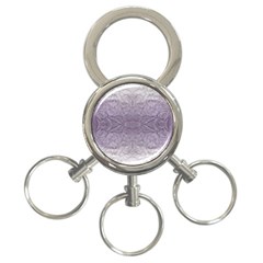 Artwork Lilac Repeats 3-ring Key Chain